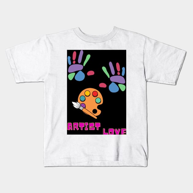 artist Kids T-Shirt by beleafcreativ